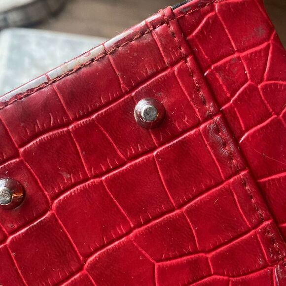 Miche Leila Red Crocodile Cover Silver Accents - Picture 6 of 7